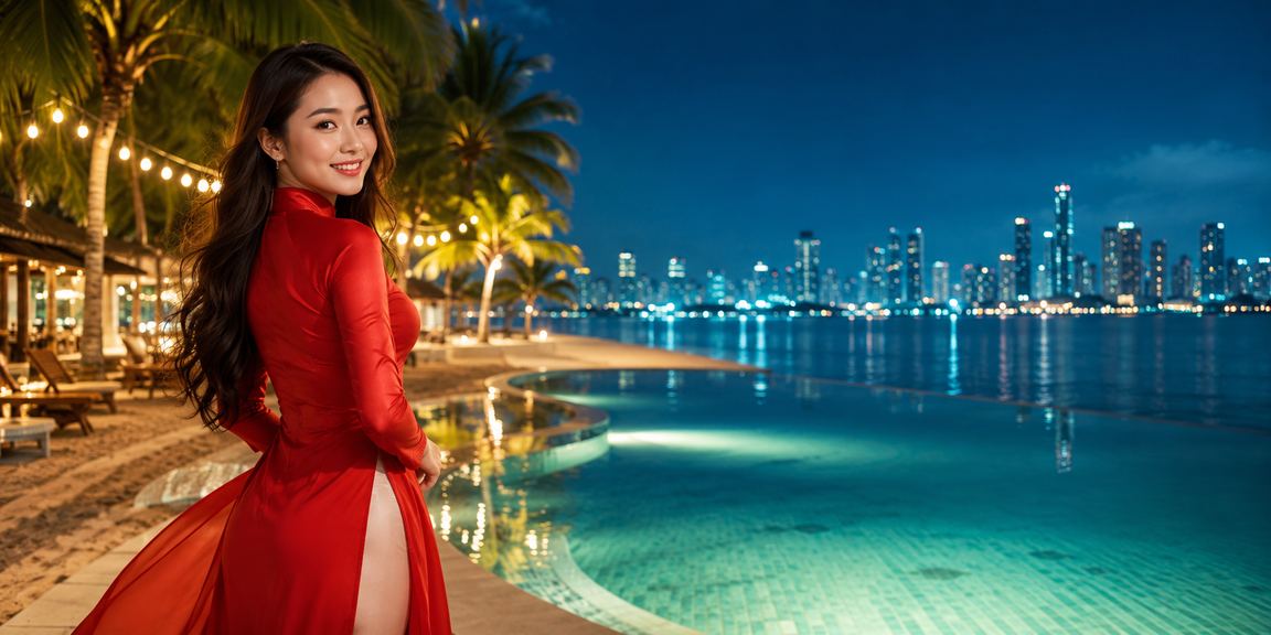 Người phụ nữ mặc áo dài tham gia trải nghiệm giải trí casino trực tuyến tại TP Hồ Chí Minh