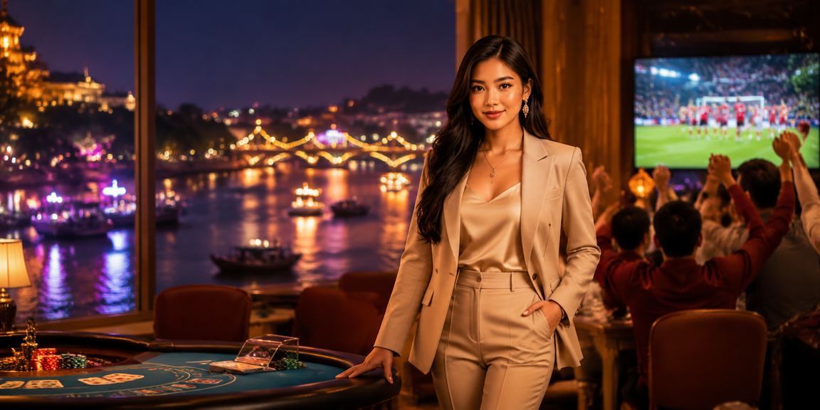 Không khí sôi động tại sự kiện giải trí casino trực tuyến Việt Nam với ánh đèn rực rỡ